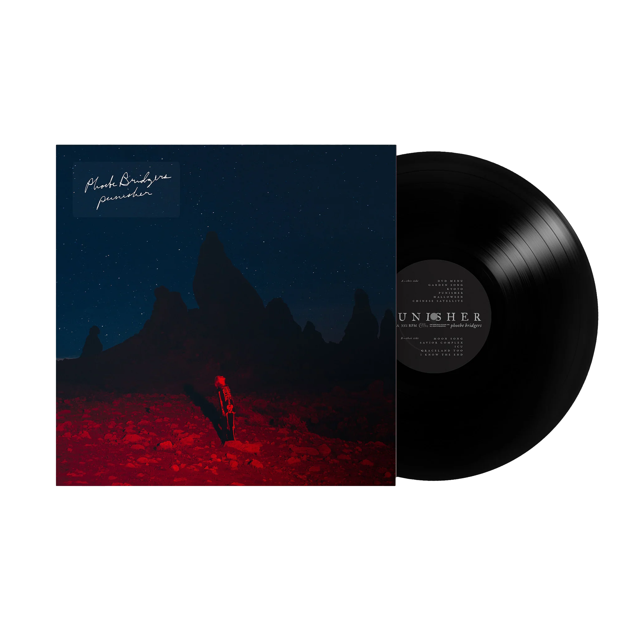 Phoebe Bridgers - Punisher Black Vinyl LP – Phoebe Bridgers Merch