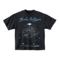 Black t-shirt with a graphic design and 'Phoebe Bridgers' text 