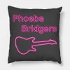 Phoebe Bridgers Throw Pillow Official Phoebe Bridgers Merch