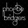 Phoebe Bridgers Typographic Fan Art Design Throw Pillow Official Phoebe Bridgers Merch