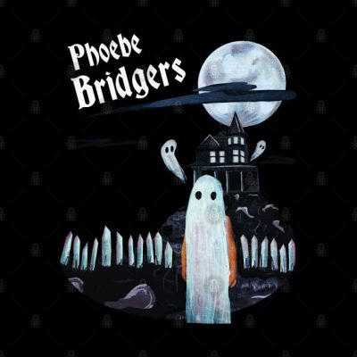 Phoebe Bridgers Haunted House Throw Pillow Official Phoebe Bridgers Merch