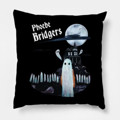 Phoebe Bridgers Haunted House Throw Pillow Official Phoebe Bridgers Merch