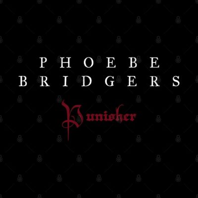 Phoebe Bridgers Punisher Throw Pillow Official Phoebe Bridgers Merch