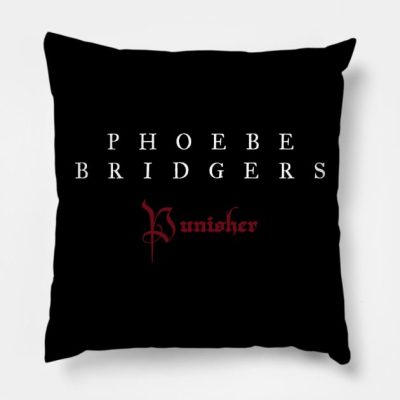 Phoebe Bridgers Punisher Throw Pillow Official Phoebe Bridgers Merch