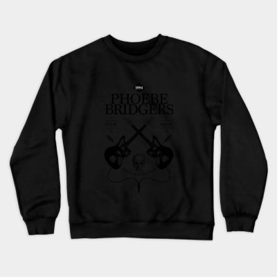 Phoebe Bridgers Guitar Logo Crewneck Sweatshirt Official Phoebe Bridgers Merch