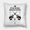 Phoebe Bridgers Guitar Logo Throw Pillow Official Phoebe Bridgers Merch