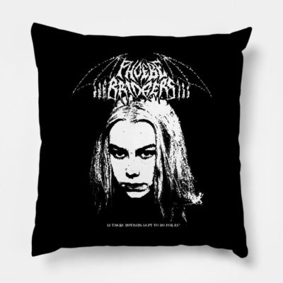 Ghost Of Phoebe Throw Pillow Official Phoebe Bridgers Merch