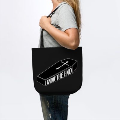 I Know The End Phoebe Bridgers Coffin Design Tote Official Phoebe Bridgers Merch