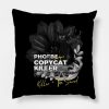 Phoebe Bridgers Copycat Killer Fanart Style Throw Pillow Official Phoebe Bridgers Merch