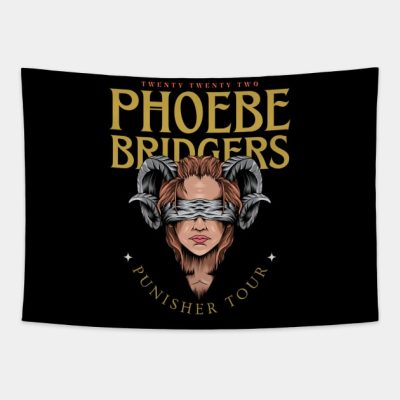 Phoebe Bridgers Punisher Illustration In Album Fan Tapestry Official Phoebe Bridgers Merch