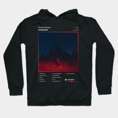 Phoebe Bridgers Punisher Tracklist Album Hoodie Official Phoebe Bridgers Merch