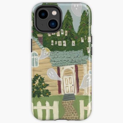 Phoebe Bridgers Haunted House With A Picket Fence Poster Painting Iphone Case Official Phoebe Bridgers Merch