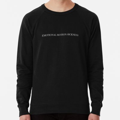 Emotional Motion Sickness Phoebe Bridgers Music White Text Sweatshirt Official Phoebe Bridgers Merch