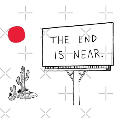 Phoebe Bridgers The End Is Near Billboard (Version 1) Tote Bag Official Cow Anime Merch