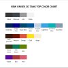 tank top color chart - Phoebe Bridgers Store