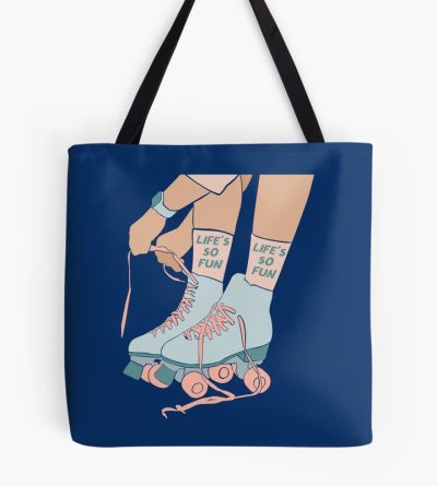 Life’S So Fun, Life’S So Fun - Muna - Phoebe Bridgers - Silk Chiffon - Rollerblades Tote Bag Official Cow Anime Merch