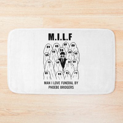 Man I Love Funeral By Phoebe Bridgers Bath Mat Official Cow Anime Merch