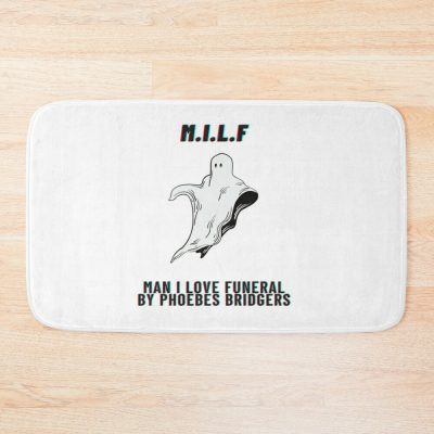 Man I Love Funeral By Phoebes Bridgers Bath Mat Official Cow Anime Merch