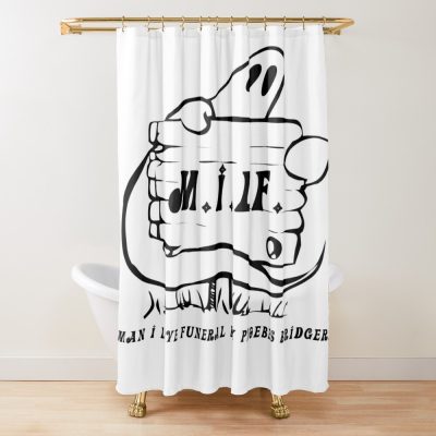 Shower Curtain Official Cow Anime Merch