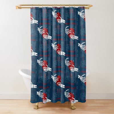 Punisher Bridgers Shower Curtain Official Cow Anime Merch