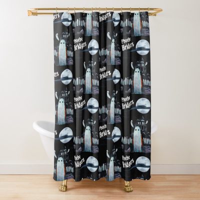 Phoebe Bridgers Haunted House Shower Curtain Official Cow Anime Merch