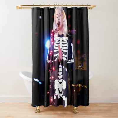 Aesthetic Girl Show Shower Curtain Official Cow Anime Merch